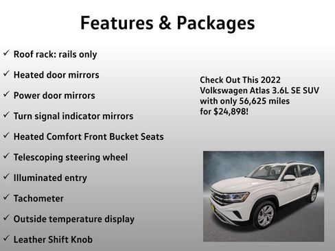 Used 2022 Volkswagen Atlas SE AWD/4WD image 20