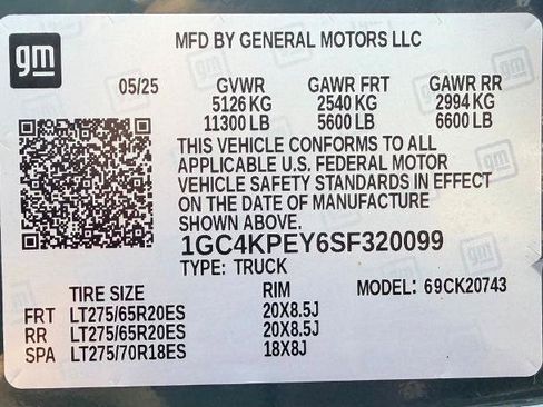 Used 2025 Chevrolet Silverado 2500 LTZ w/ Trail Boss Package AWD/4WD image 22