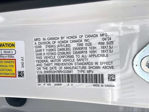 Certified 2024 Honda CR-V EX-L image 18
