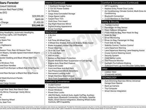 Certified 2026 Subaru Forester AWD/4WD image 3