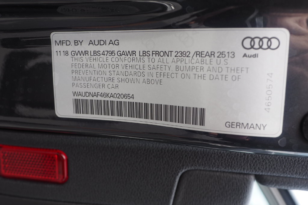 Used 2019 Audi A4 2.0T Premium w/ Convenience Package AWD/4WD image 6