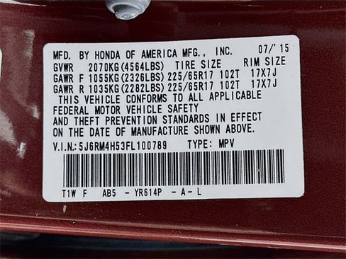 Used 2015 Honda CR-V EX image 33