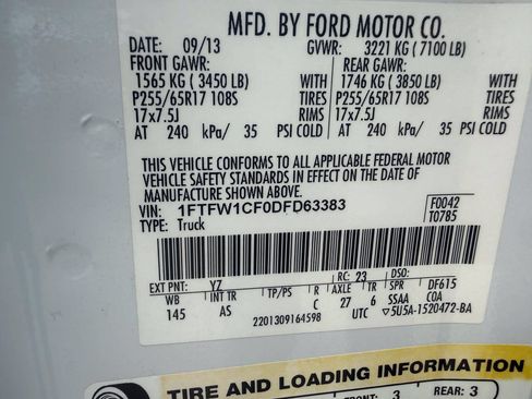 Used 2013 Ford F150 XL w/ Mid Equipment Group RWD image 33