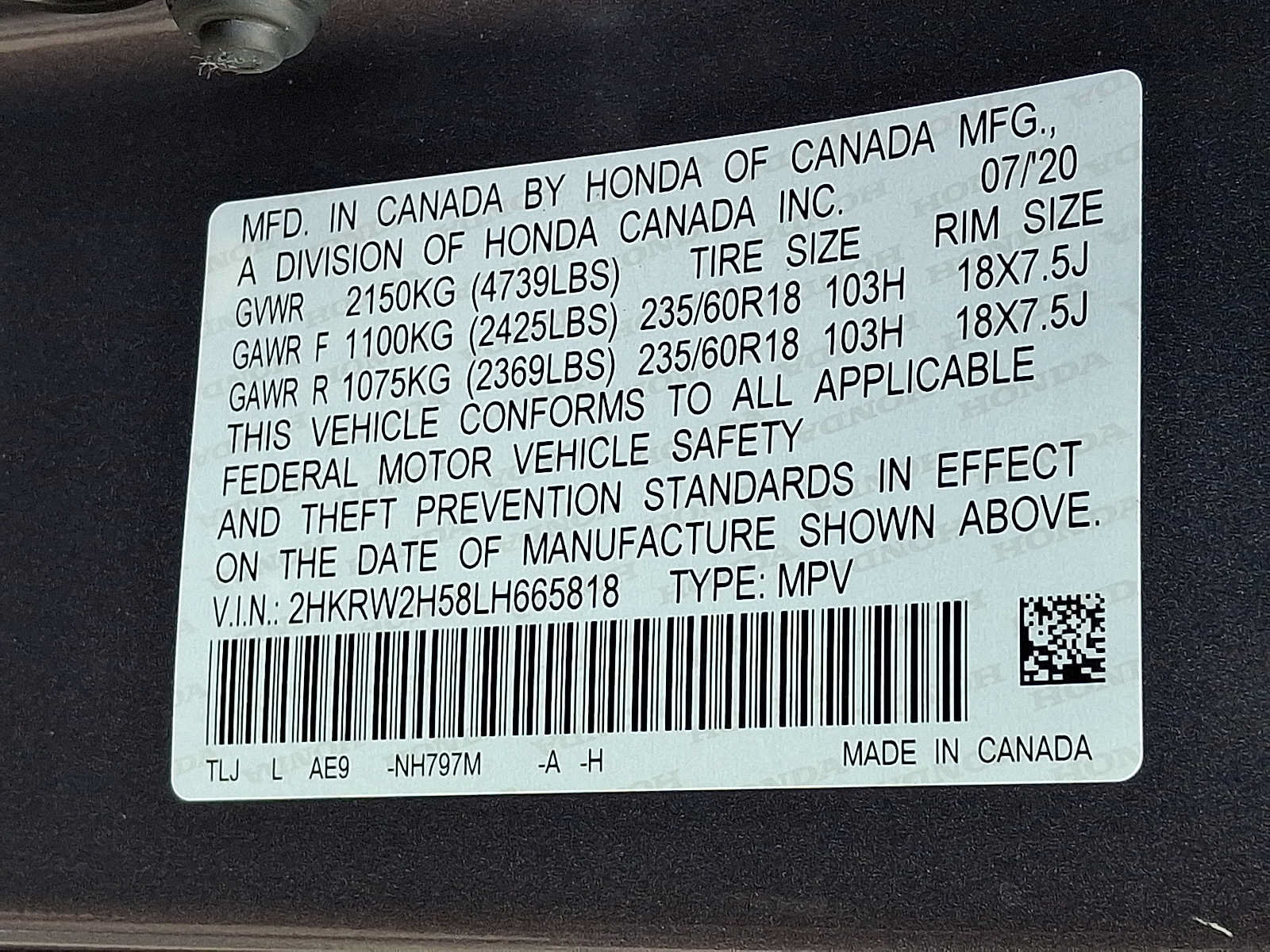 Used 2020 Honda CR-V EX image 26