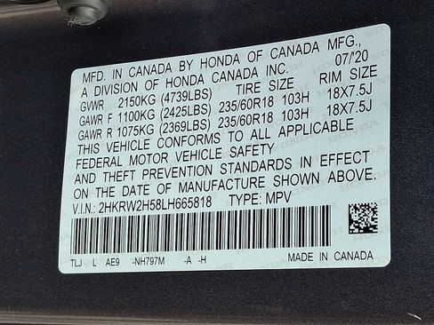 Used 2020 Honda CR-V EX image 26