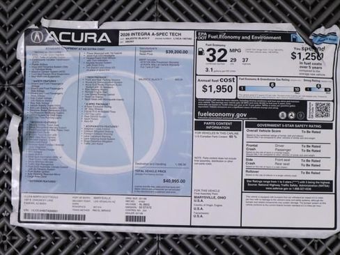 Used 2026 Acura Integra A-Spec w/ Technology Package FWD image 10