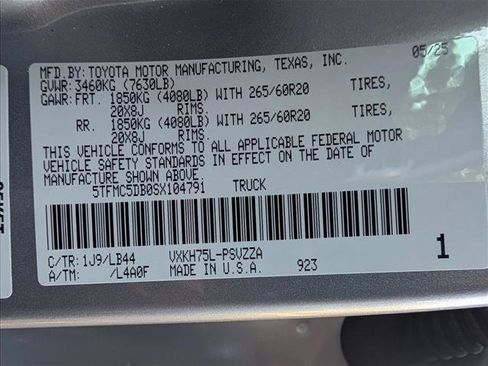 Used 2025 Toyota Tundra 1794 Edition image 24