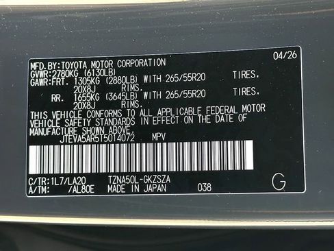 New 2026 Toyota 4Runner Limited RWD image 24