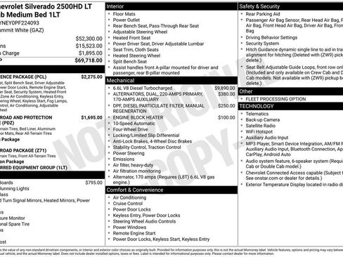 Used 2023 Chevrolet Silverado 2500 LT w/ Convenience Package AWD/4WD image 2