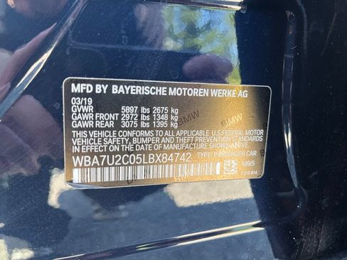 Used 2020 BMW 750i xDrive w/ Executive Package AWD/4WD image 47