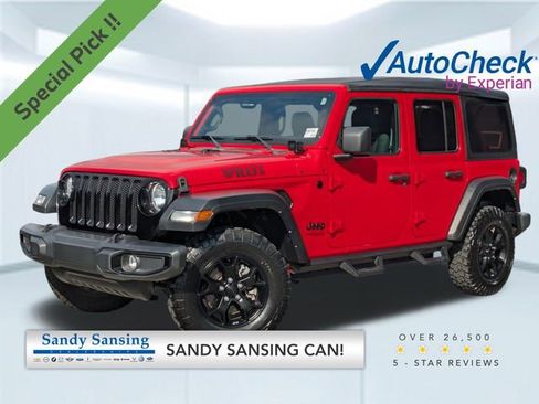 Certified 2022 Jeep Wrangler Unlimited Sport image 1