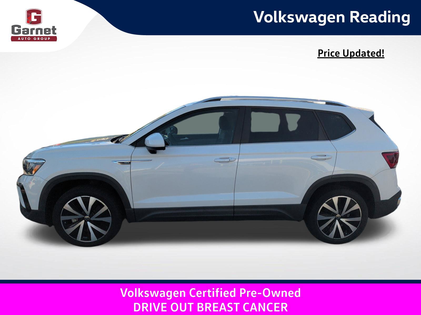 Used 2023 Volkswagen Taos SE w/ Panoramic Sunroof Package FWD image 2