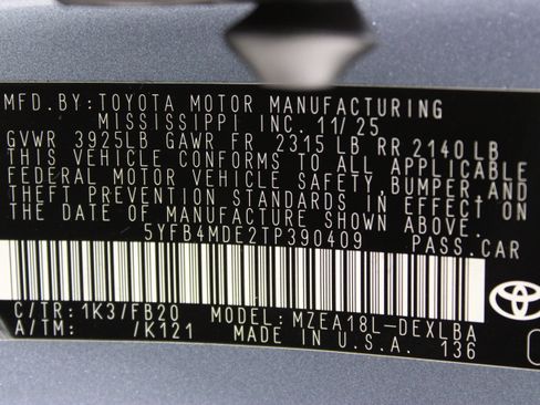 Used 2026 Toyota Corolla LE FWD image 37