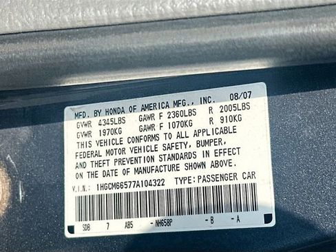 Used 2007 Honda Accord EX-L image 31