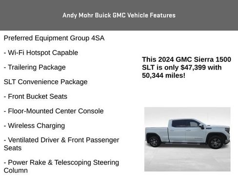 Used 2024 GMC Sierra 1500 SLT w/ SLT Convenience Package AWD/4WD image 15