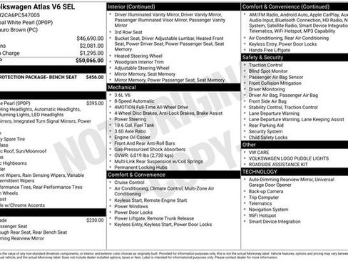 Used 2023 Volkswagen Atlas SEL AWD/4WD image 38