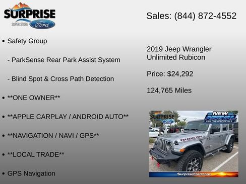 Used 2019 Jeep Wrangler Unlimited Rubicon AWD/4WD image 19