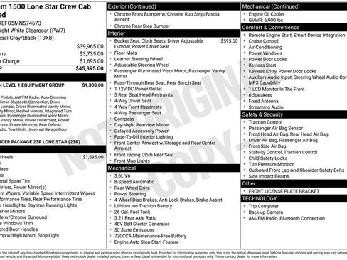 Used 2021 RAM 1500 Lone Star image 11