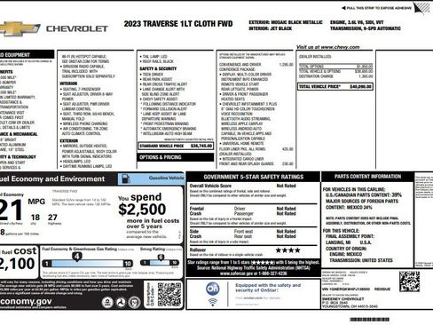 Used 2023 Chevrolet Traverse LT image 4