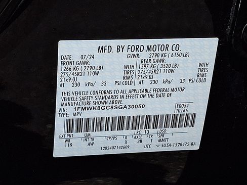 Certified 2025 Ford Explorer ST AWD/4WD image 27