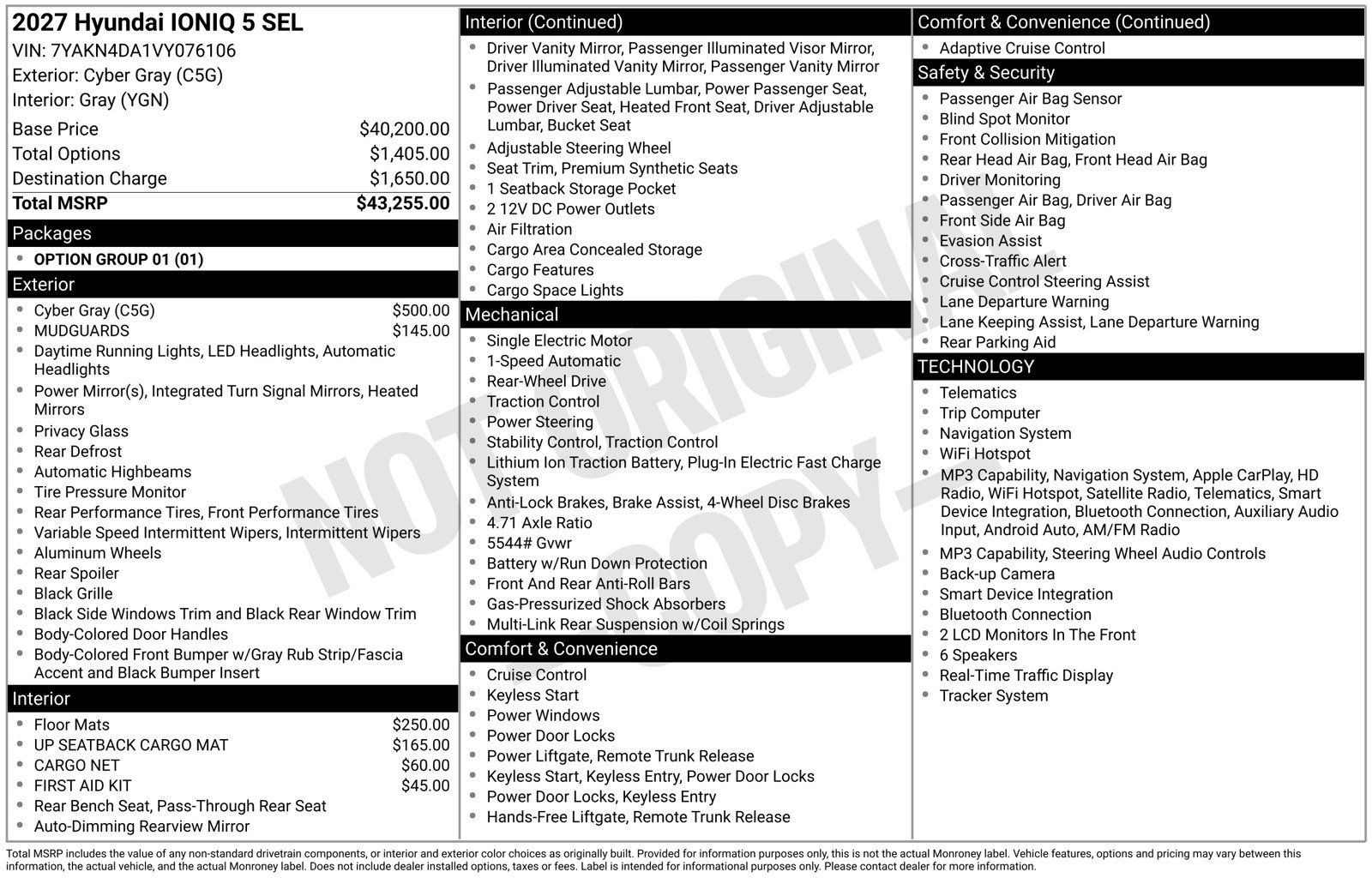 New 2027 Hyundai Ioniq 5 SEL RWD image 18