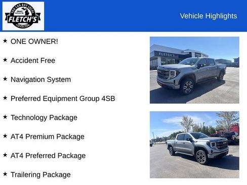 Used 2024 GMC Sierra 1500 AT4 w/ Technology Package AWD/4WD image 2