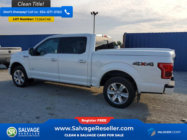 Used 2016 Ford F150 Platinum w/ Equipment Group 701A Luxury AWD/4WD image 3