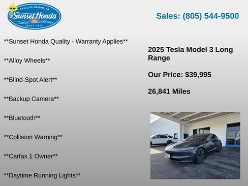 Used 2025 Tesla Model 3 Long Range RWD image 5