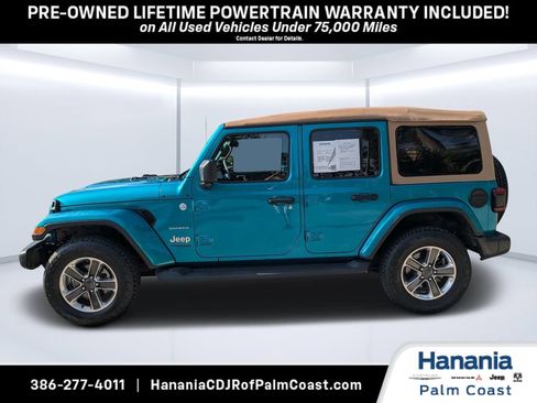 Used 2020 Jeep Wrangler Unlimited Sahara w/ Dual Top Group AWD/4WD image 6