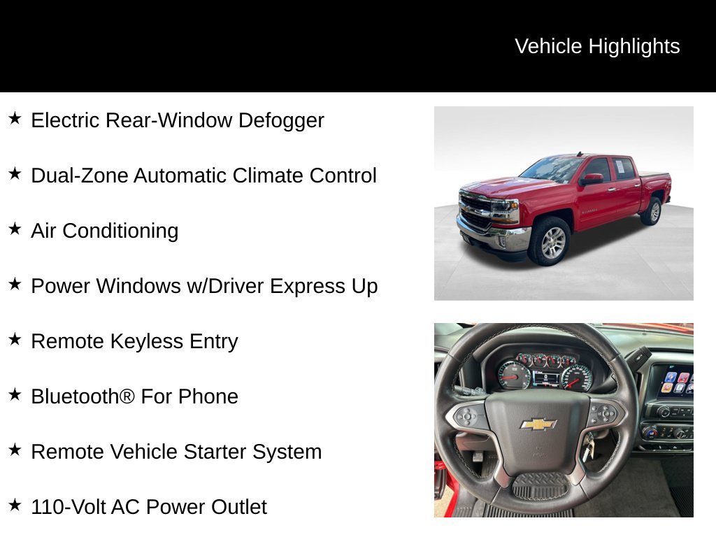 Used 2016 Chevrolet Silverado 1500 LT w/ All Star Edition AWD/4WD image 17