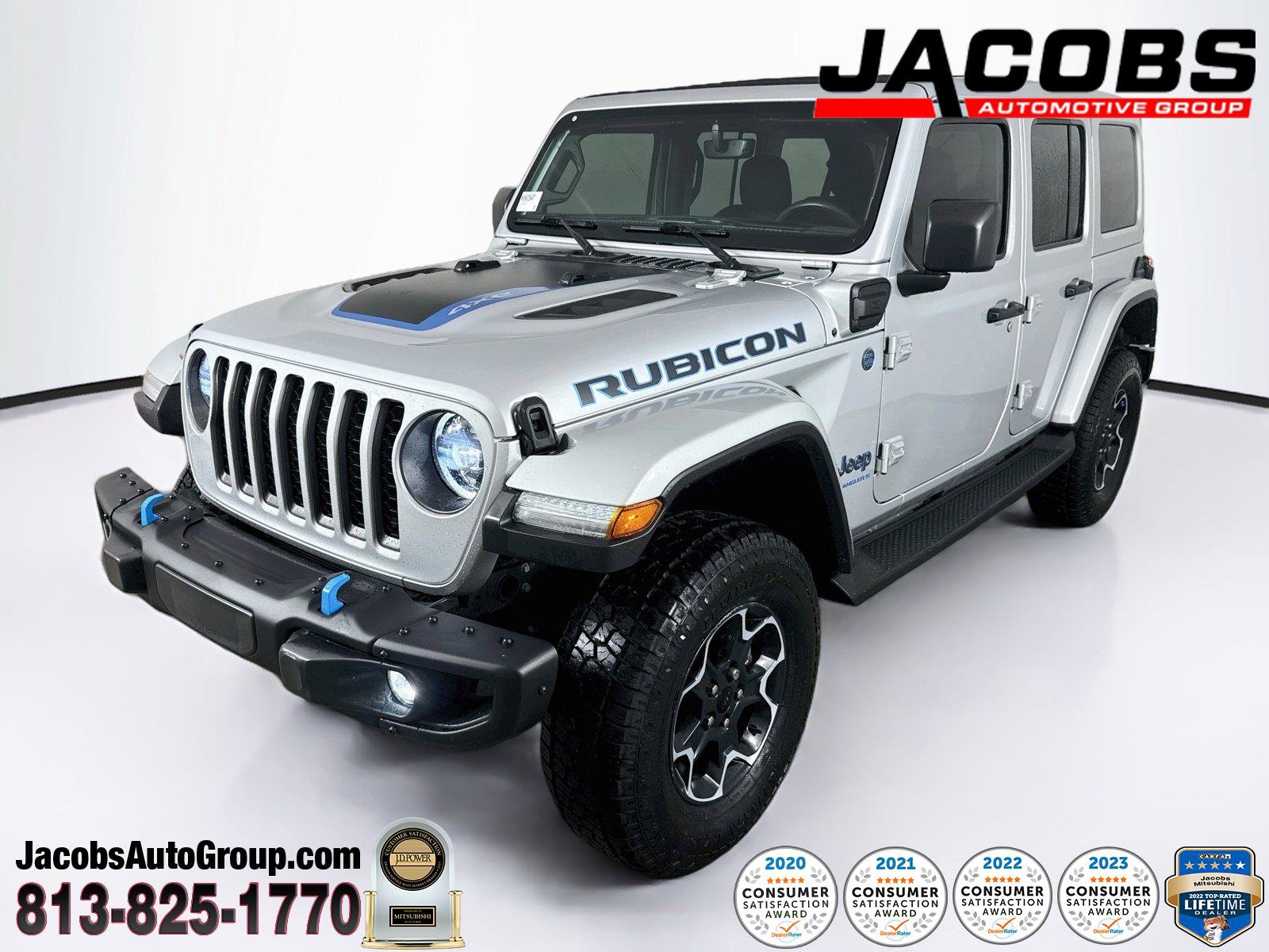 Used 2023 Jeep Wrangler Unlimited Rubicon 4xe w/ Steel Bumper Group AWD/4WD image 1