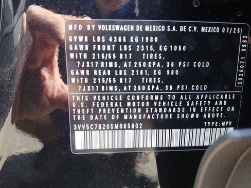 New 2025 Volkswagen Taos S image 28