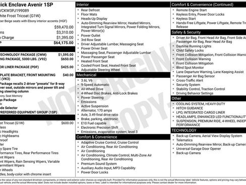 Used 2023 Buick Enclave Avenir w/ Avenir Technology Package image 3