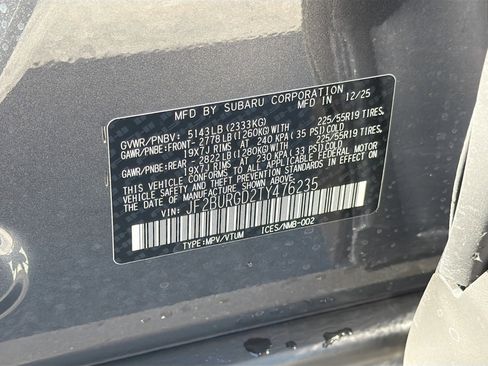 New 2026 Subaru Outback Limited XT image 40