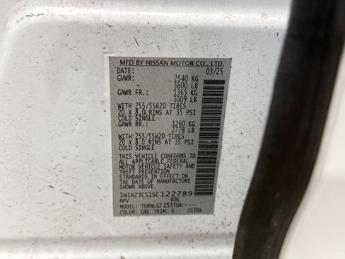 Used 2025 Nissan Murano SL AWD/4WD image 12