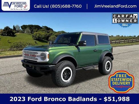 Certified 2023 Ford Bronco Badlands image 1