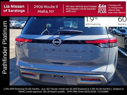 New 2026 Nissan Pathfinder Platinum image 6