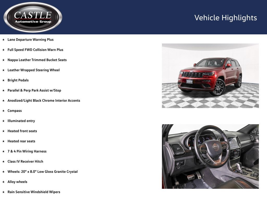 Used 2020 Jeep Grand Cherokee High Altitude AWD/4WD image 16