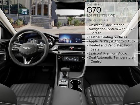 New 2026 Genesis G70 2.5T Prestige image 21