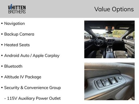 Used 2018 Jeep Grand Cherokee Altitude AWD/4WD image 4