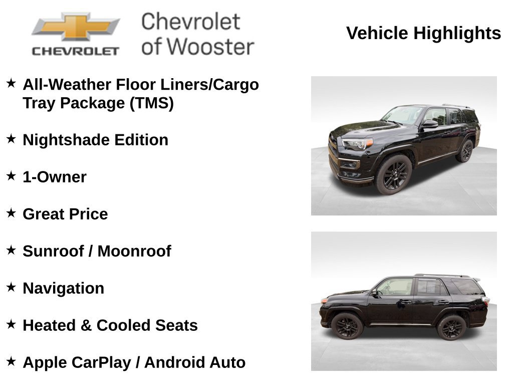 Used 2021 Toyota 4Runner Nightshade AWD/4WD image 2