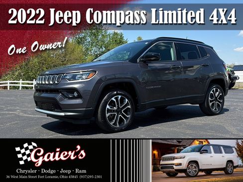 Used 2022 Jeep Compass Limited AWD/4WD image 1