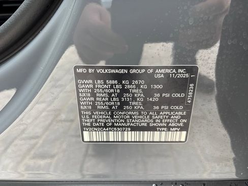 New 2026 Volkswagen Atlas Peak Edition AWD/4WD image 29