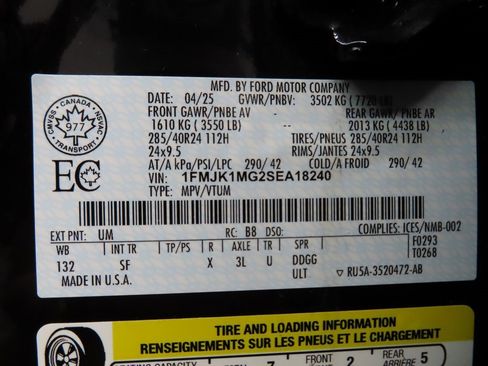 Used 2025 Ford Expedition Max Platinum w/ Platinum Ultimate Package image 79