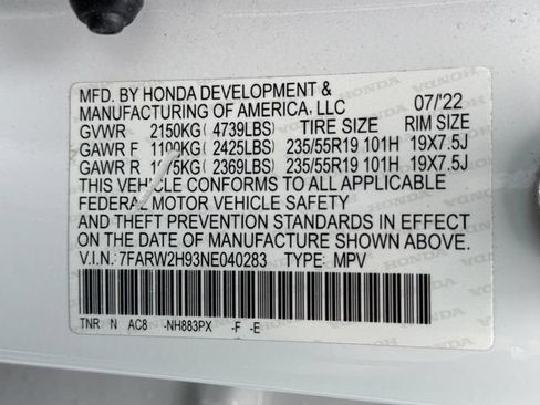 Used 2022 Honda CR-V Touring image 19