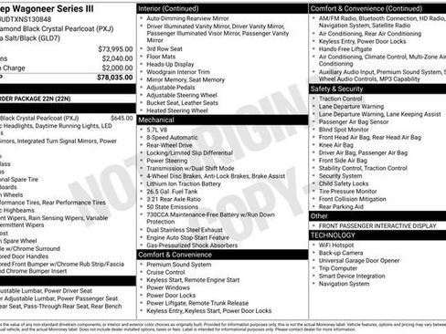 Used 2022 Jeep Wagoneer Series III image 27