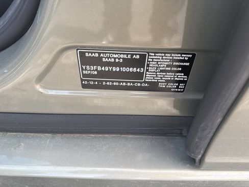 Used 2009 Saab 9-3 2.0T w/ Premium Package image 15