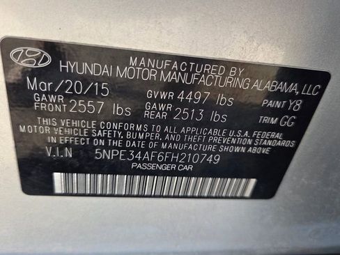 Used 2015 Hyundai Sonata Limited w/ Cargo Package image 19