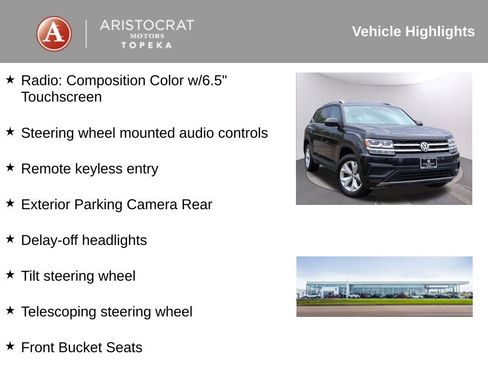 Used 2019 Volkswagen Atlas S image 2