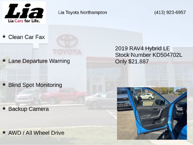 Used 2019 Toyota RAV4 LE w/ Carpet Mat Package AWD/4WD image 7